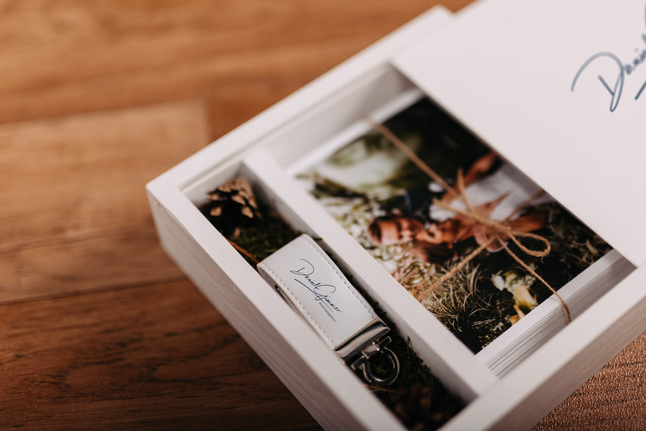 Hochzeitsbox mit USB Stick