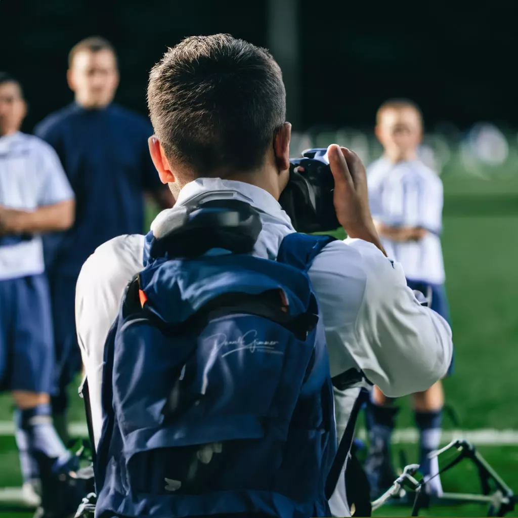 Fotograf bei der Arbeit